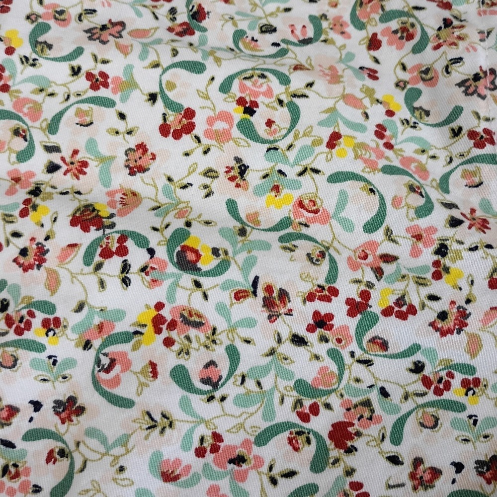 Ann Taylor LOFT Shorts 4 inch Chino Women Size 4 Floral Cottagecore Pretty - Picture 10 of 12